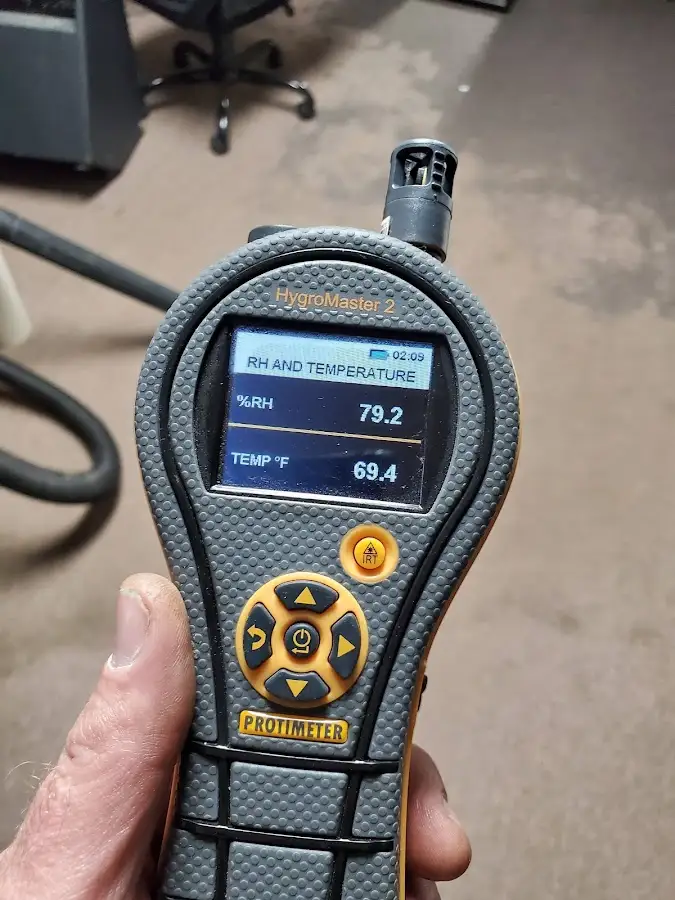 Moisture meter humidity assessment for Fire & Smoke Damage Restoration in Headland